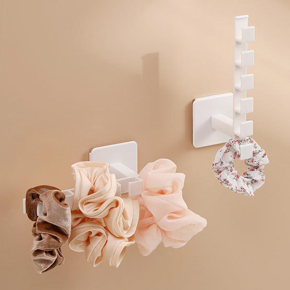 No Punching 6 Hooks Hat Holder Wall Mount Baseball Cap Multifunctional Hanger Wardrobe Hat Storage Hooks