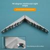 Stainless Steel 90° L-Shaped Corner Bracket Reinforcement Support