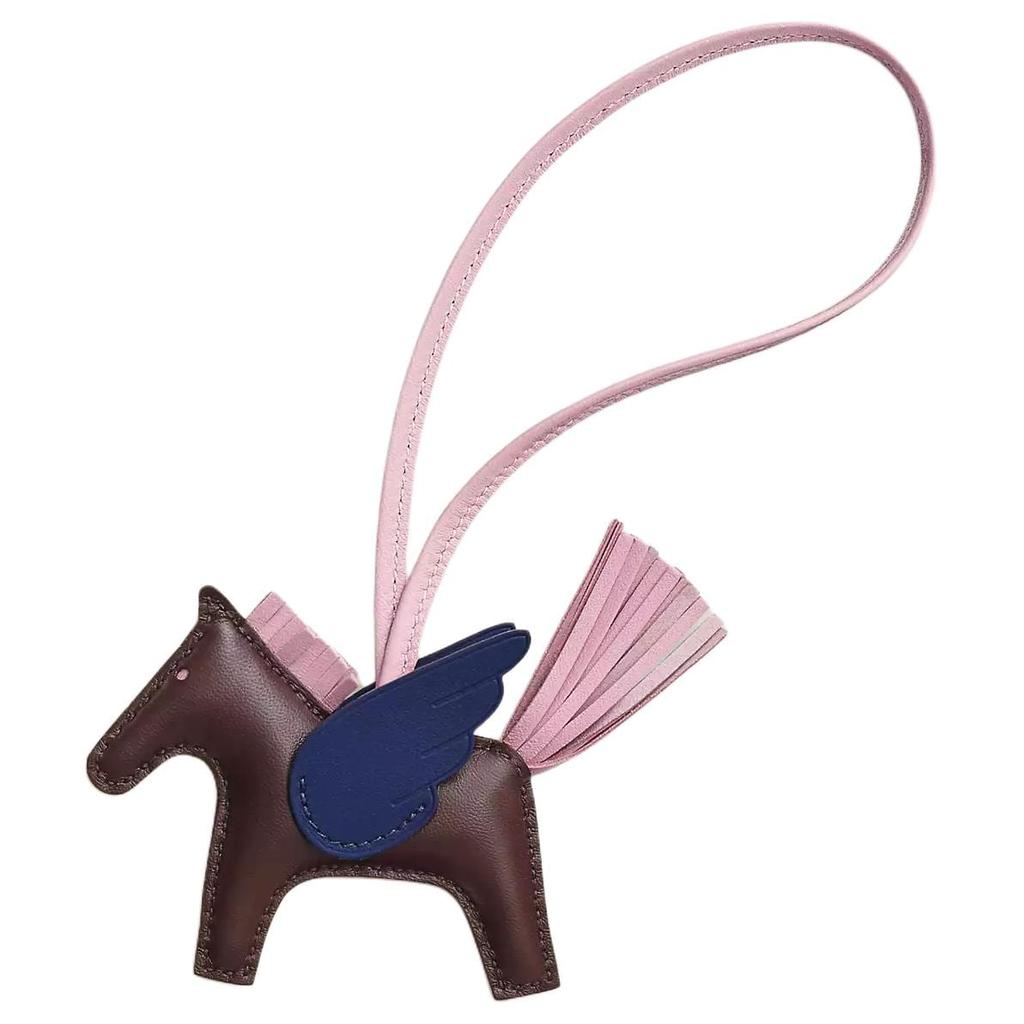 HERMES Rodeo Pegase Milo Lambskin Vs Swift Leather Bag Charm Bag Merch Small Women's H083010CAAG