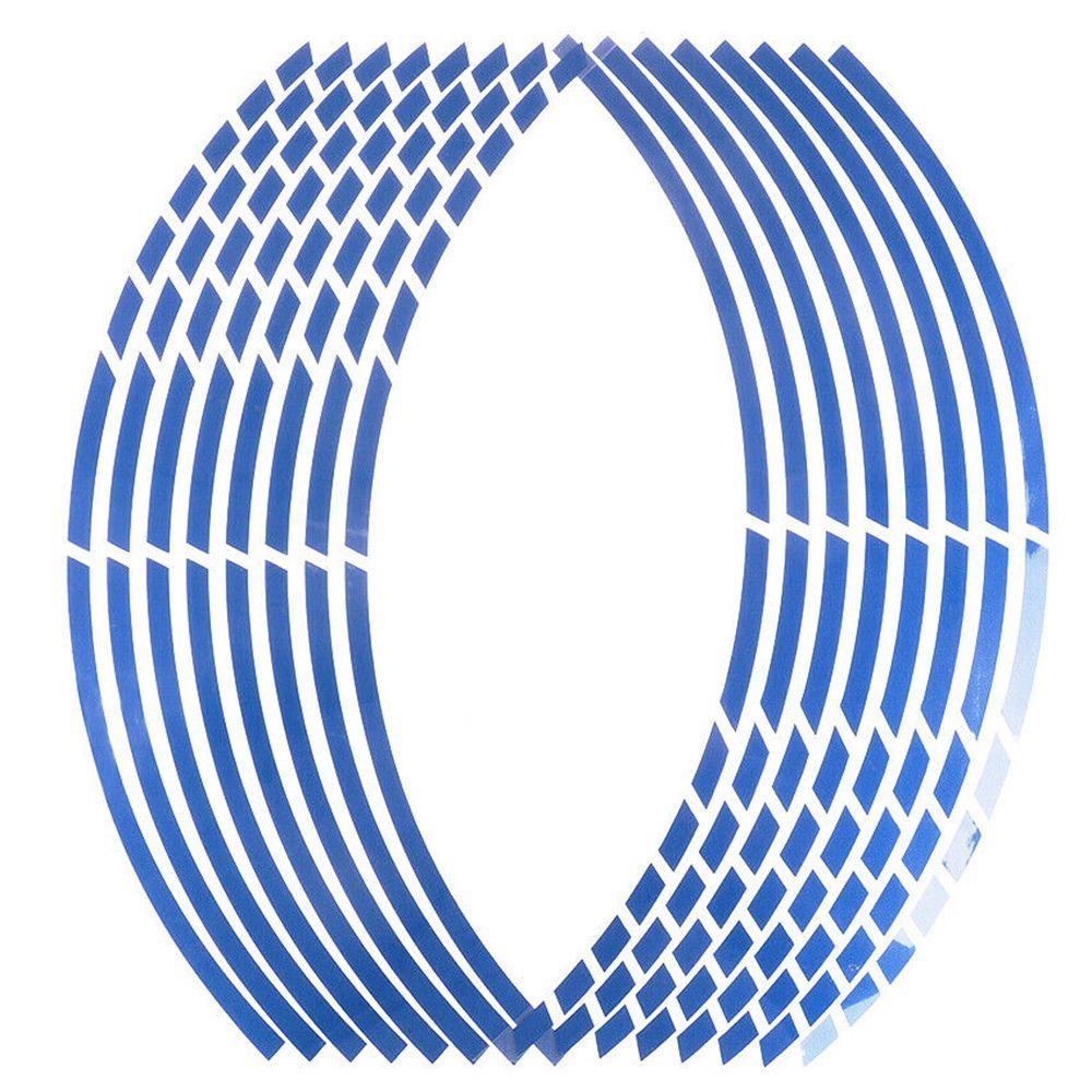 Auto Personality Wheel Decoration Wheel Sticker Reflective Rim Tape Tire Strips Motorbike Decals