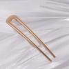 Electroplate U Shape Barrettes Simple Chinese Hair Pin High Quality Hair Sticks  Women Headdress