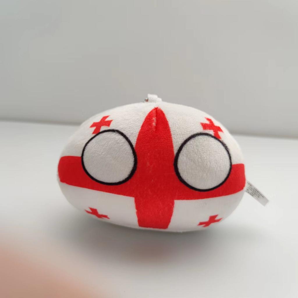 10cm Polandball Mini Plush Toy Kazakhstan Israel Palestine Iraq Egypt Countryball Anime Peripheral Gifts