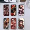Чехол для телефона Genshin Impact H-Hu Tao для Samsung Galaxy A73,A72,A71,A70,A53,A52,A51, Мягкий силиконовый черный чехол