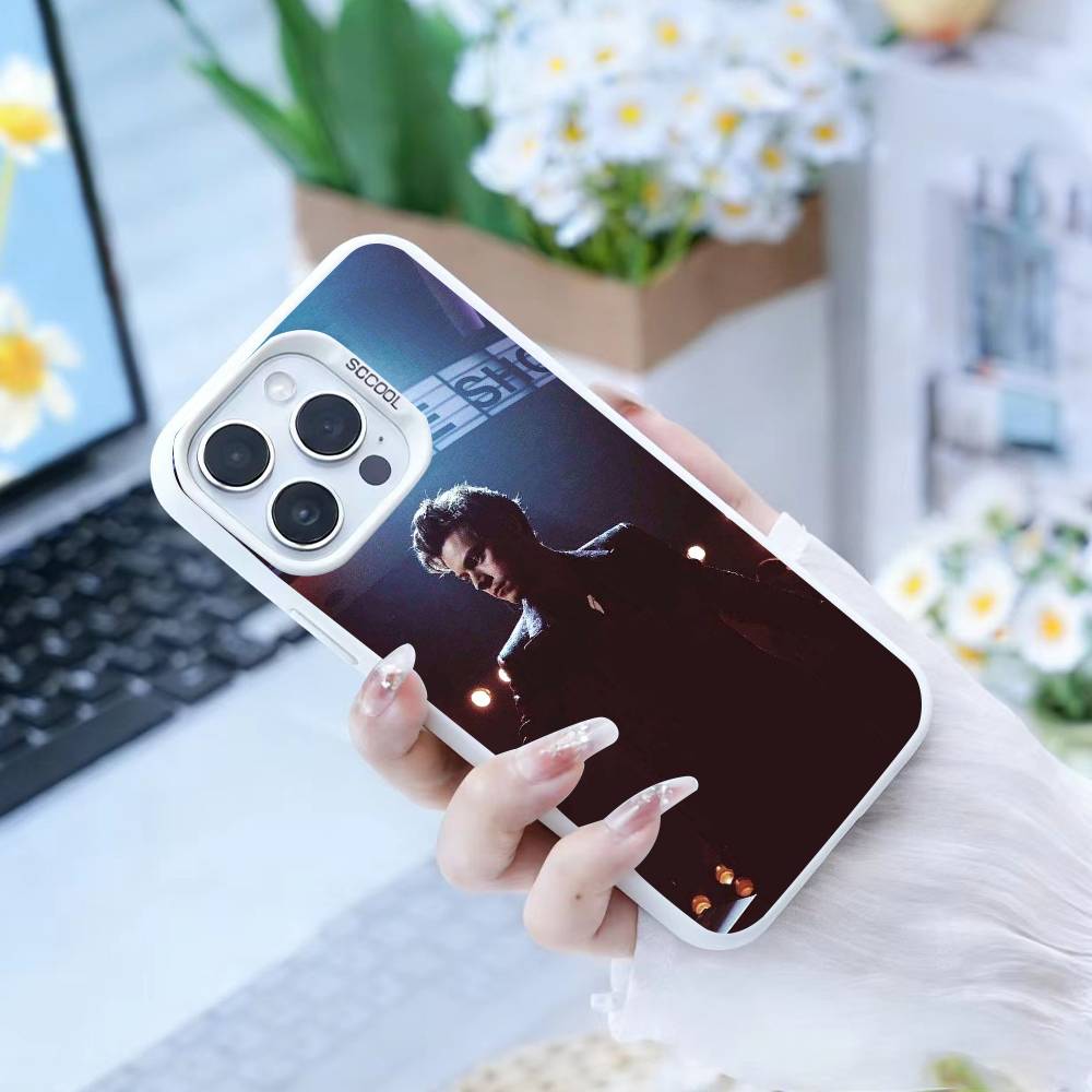 H-HaRRy Styles Чехол для телефона для iPhone17, 16,15,14,13,12 Pro Max белый Конфетный Матовый Ударопрочный Чехол