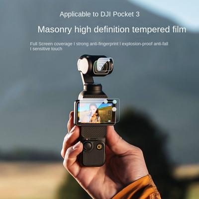 Для DJI Osmo Pocket 3 ультратонкое прозрачное закаленное стекло HD защитная пленка для ЖК-дисплея Защитная пленка для объектива камеры DJI Pocket 3