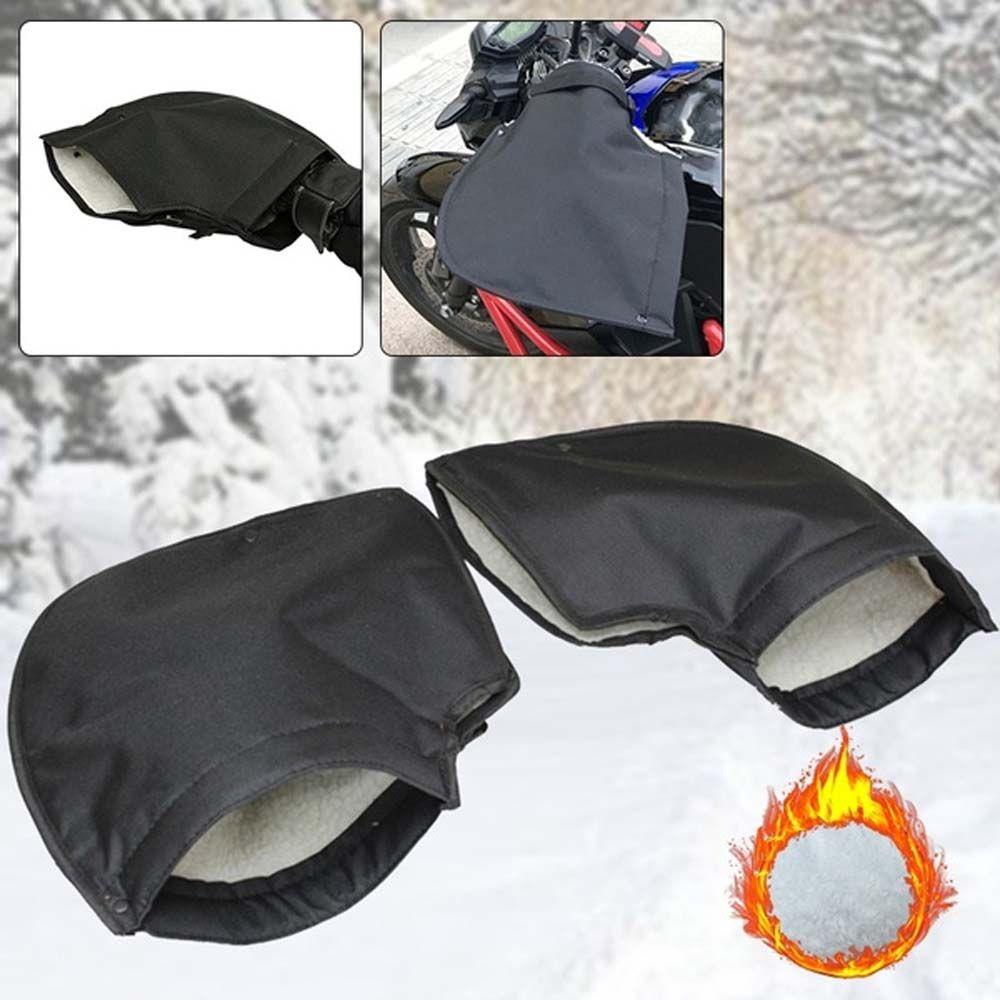 Hand Protector Handlebar Mitts Velvet Covers Motorcycle Handlebar Gloves Handlebar Grip Muffs