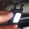 Mini Warning Safety Light LED Floodlight Mini Keychain Light Portable Lights COB LED Flashlight