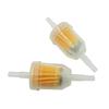 Universal Motorcycle Fuel Filter 6mm Corrosion Resistant Plastic Construction Tool Free Installation Fits Multiple Bike Models