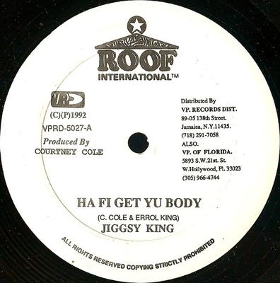 12-дюймовая пластинка JIGSY KING MAX ROMEO Ha Fi Get Yu Body Decon Wife VPRD5027 Roof Internatio 1992 США Регги Ска Даб Б/у