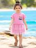 Летнее сетчатое платье с коротким рукавом для девочек Little Maven - Европейский и американский стиль