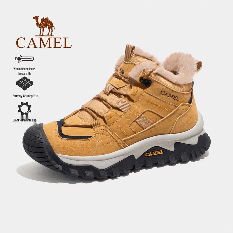 Camel Мужские зимние плюшевые теплые повседневные противоскользящие походные снегоступы