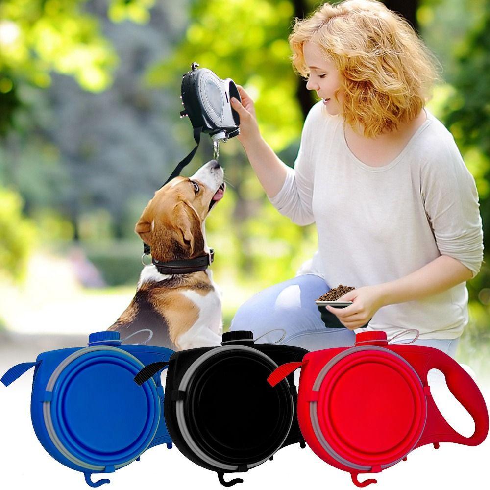 Detachable Dog Traction Rope Plastic Handheld Dog Leash Retractable Dog Leash For Outdoor Walking