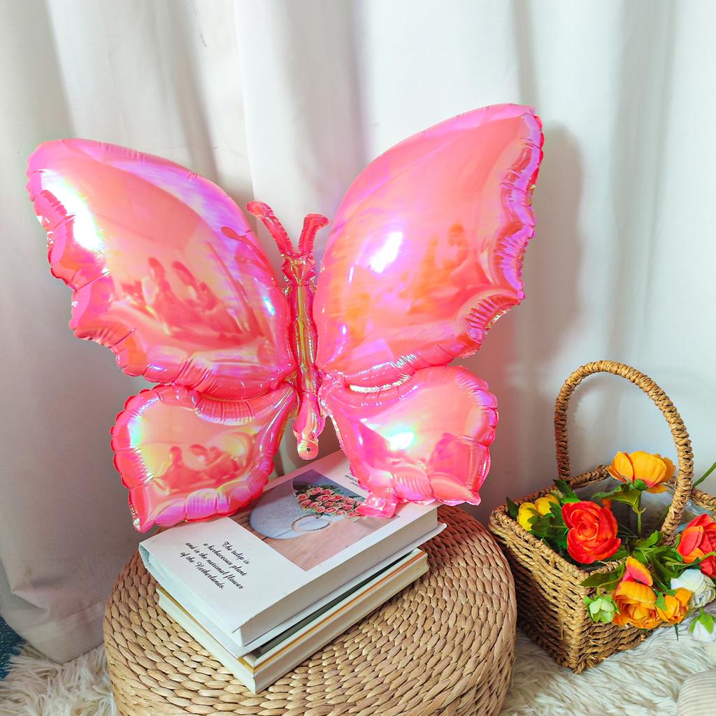 1 шт. разноцветный воздушный шар из алюминиевой фольги в виде бабочки подойдет для тематической вечеринки с бабочками, свадьбы, дня рождения, украшения подарка