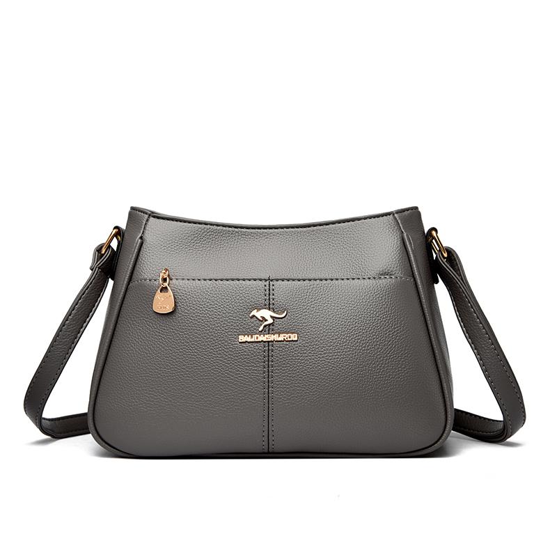 Модная женская сумка кроссбоди, повседневная ретро сумка через плечо, текстура мягкой кожи, женская модная простота, европейский тренд ретро