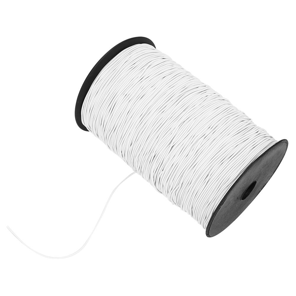 1.5mm 500m Round Elastic Bungee Rope String Stretchable Cord Dress Making Craft