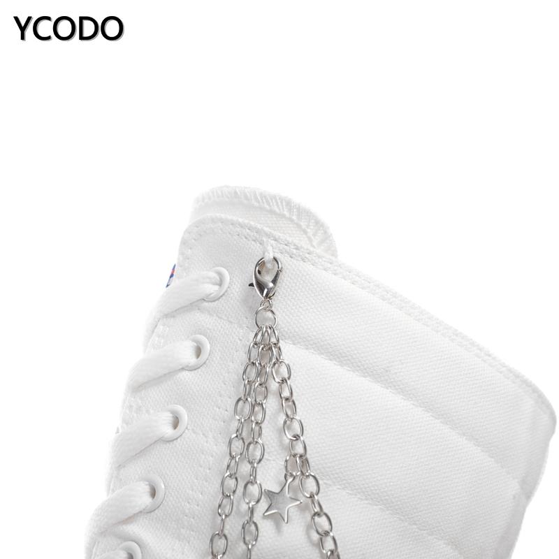 Spring Autumn Women Boots Canvas Mid Calf Boots Casual High Top Shoes Long Boots Lace Up Zipper Comfortable Flat Boots Size 34-43