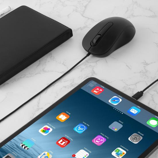 Проводная мышь Type-C 1000DPI с низкой задержкой Игровая мышь Совместимые с USB-C Мыши Аксессуары для ПК и ноутбуков Компьютерные офисные принадлежности