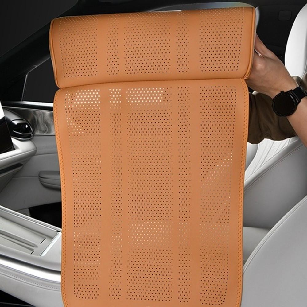 PU Leather Seat Protection Cover Breathable Auto Seat Extender Useful Leg Rest Padding  Car Seat