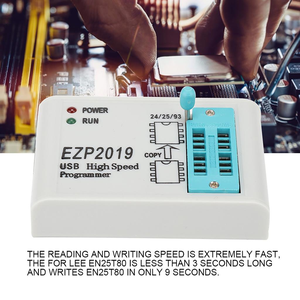 EZP2019+ Высокоскоростной USB SPI Программатор С Протестированной Базой Поддержка ПО для ПК Обновления Прошивки