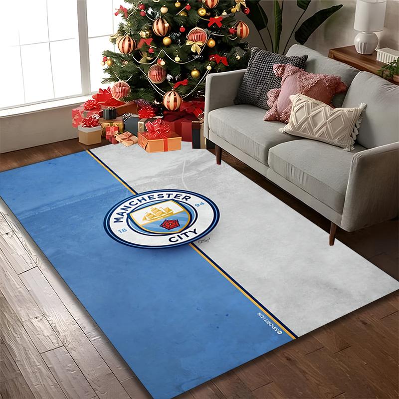 1 шт. Коврик для стула с принтом Manchester United Manchester City для домашнего офиса, гостиной, кухни, игровой комнаты