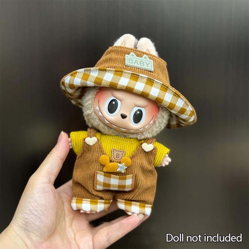 Модная одежда Ropa Одежда Наряд Аксессуары для куклы Для 15/17см Labubu V2 V1 Плюшевый комбинезон