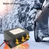 800W Car Heater Fan 12V/24V Auto Van Heating Fan Windshield Defroster Air Heater 3 Ports For RV Motorhome Trailer Trucks Heaters