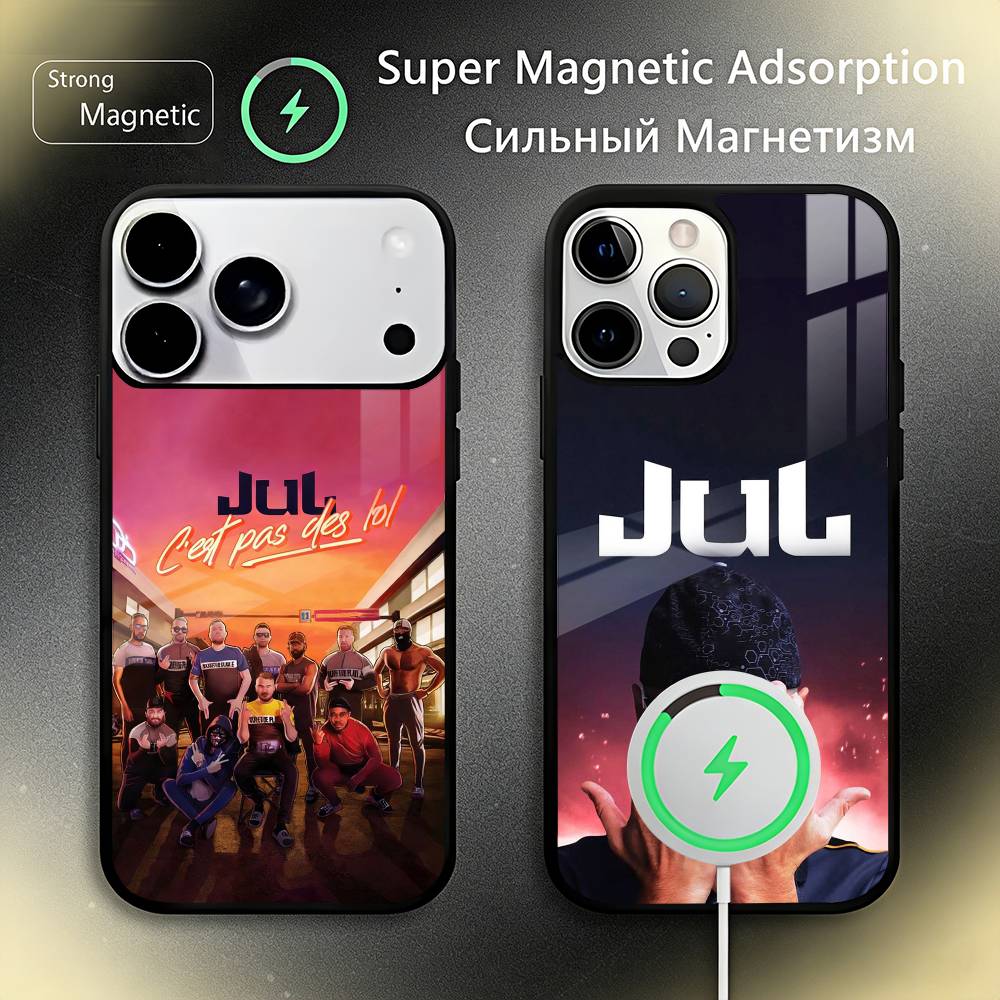 J-JuL Rapper C'est Pas Des Lol Phone Case For IPhone17 16 15 14 13 12 11 Plus Pro Max Plus Wireless Charger Cover Funda