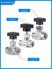 304 Stainless Steel High-Pressure Needle Valve, Male/Female Thread, Shut-off & Flow Control, 1/4 & 1/2 Inch