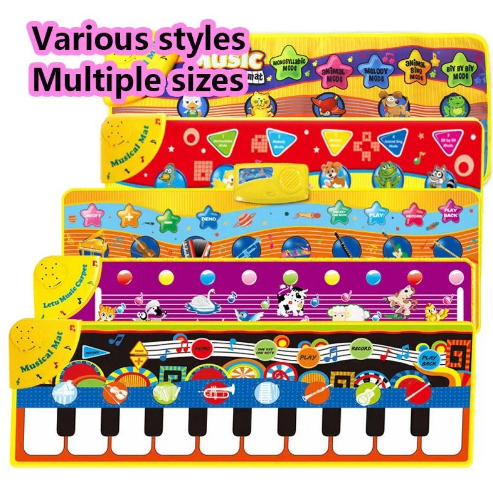 Learning Music Floor Keyboard Dance Mat Multifunctional Electronic Musical Toys  Girls/Boys