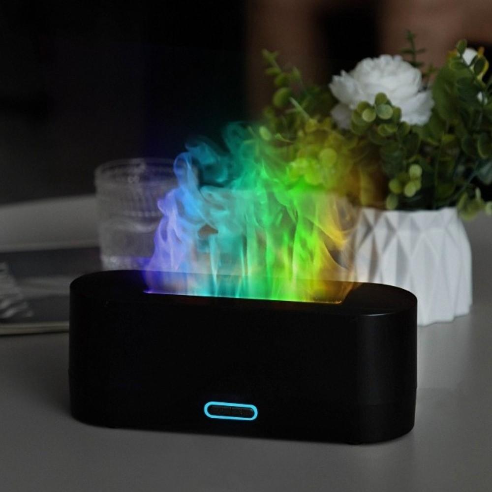 160mL Capacity Smart Aroma Diffuser RGB Flame Ultrasonic Mist Maker Aromatherapy