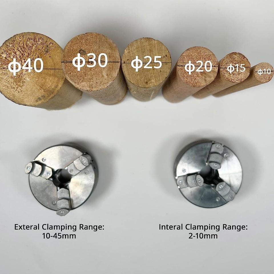Высокопроизводительный мини-металлический токарный станок, обработка мягких металлов, изготовление моделей своими руками, 36 Вт