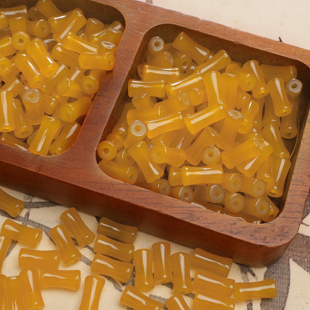 Стеклянные ореолы для окрашивания Бамбуковые бусины Бусины в старинном стиле Бусины ручной работы Аксессуары для бисера Глазурь Имитация нефрита Бусины Материалы