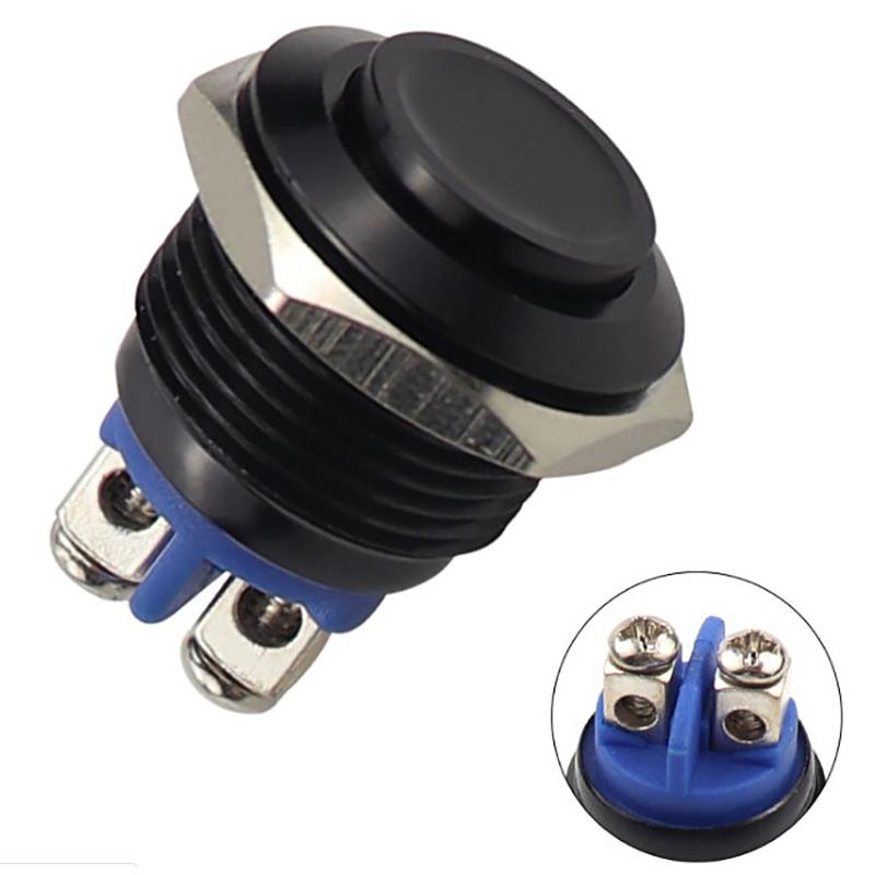1Pc Momentary Push Button Switch 16mm Waterproof Mount Button Switch
