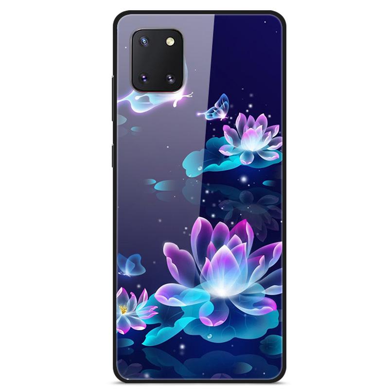 Для чехла Samsung Note 10 Lite Чехол Закаленное Стекло Планета Космос Чехол для Samsung Galaxy Note10 Lite Чехол S10 Lite Стеклянный Чехол