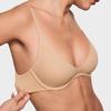 Large size TK European and American size English marked with steel ring flat mouth round neck non-marking slim underwear bra