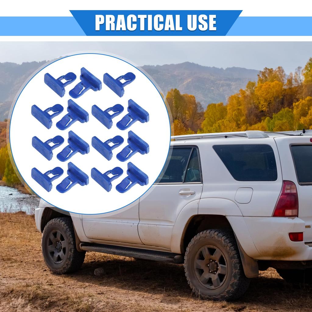 Зажим для бампера VekAuto Зажим для крепления крыла бампера Фиксатор заклепок Совместимо с Toyota Совместимо с Avalon Совместимо с 2013-2021 Нейлон Синий