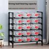 8-уровневая бытовая металлическая полка для обуви, мебель, приподнятая полка для обуви, многофункциональные черные стеллажи для хранения, экономящие место в гостиной