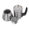 Silver Moka Pot Stainless Steel Stovetop Espresso Maker Stovetop Moka Pot  Coffee Making