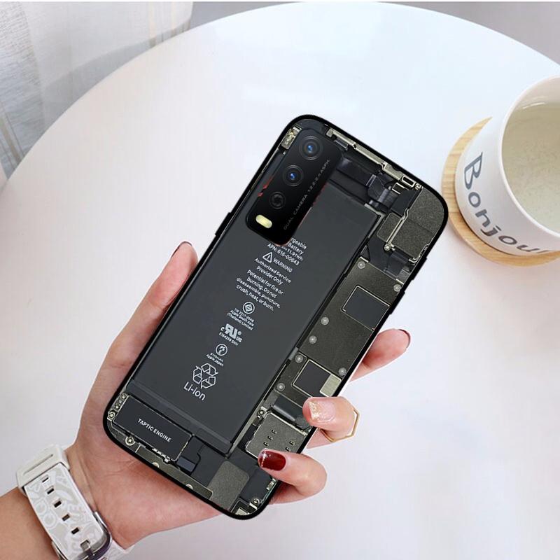 Чехол для телефона VIVO Y31 Y21 Y70 Y21S Y20S Y72 Y35 Y11 Y53S Y33S Y55 Y76 Y51 Y11S Y01 Y1S Y91C Y91i Чехол с печатной платой аккумулятора