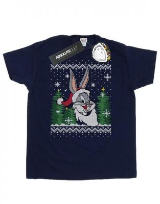 Мужская футболка Bugs Bunny Christmas Fair Isle