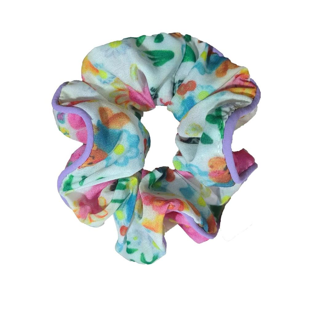 Новые милые эластичные резинки для волос женские цветочные узоры заколки для волос головные уборы аксессуары для волос для девочек