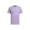Graphic T-Shirt 3 Anime Print Letter Logo Round Neck Cotton Loose Fit Short Sleeve T-Shirt Men Tops Light-Purple JP4586