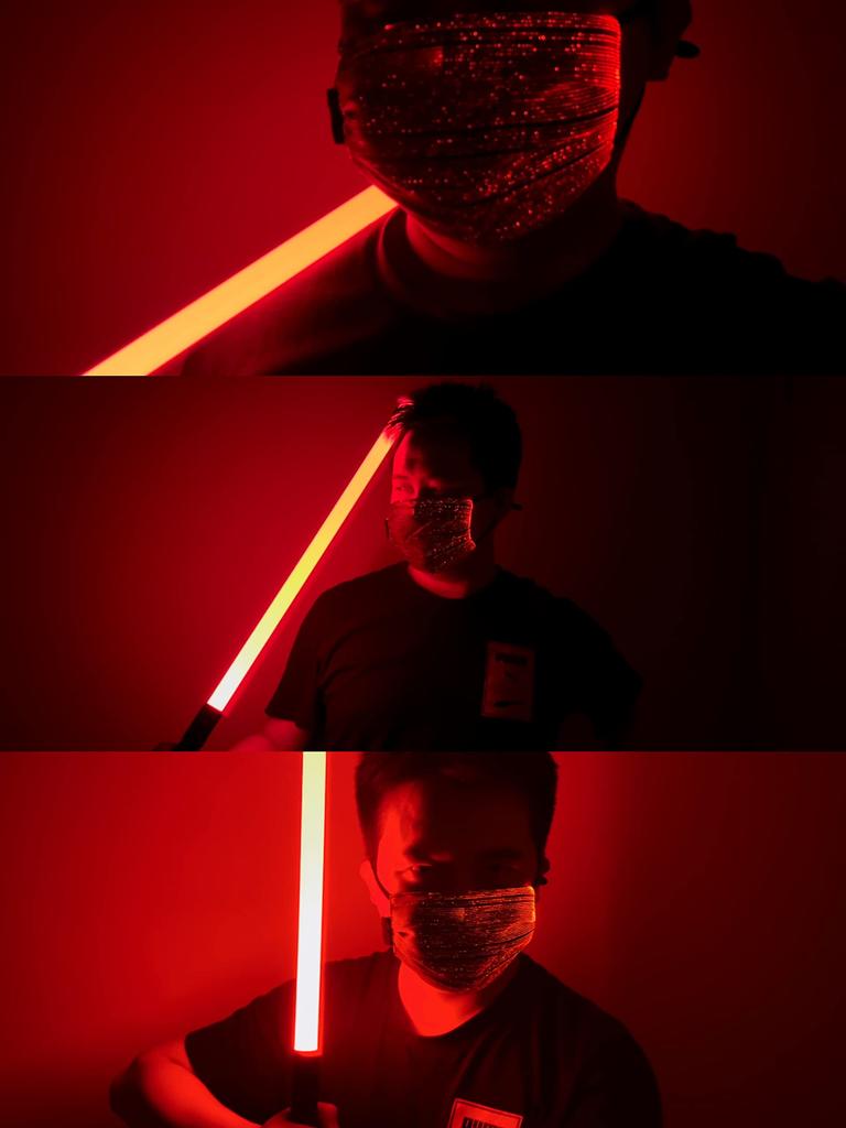 Перезаряжаемый светодиодный 14 Подсветка для фото Подсветка для дня рождения Светодиодные товары для вечеринок Световой меч, Цвета, Объединяемый, Меч, Меняющий цвет, Косплей,