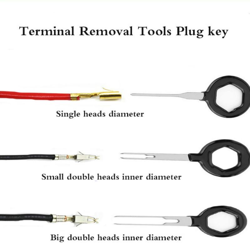 11Pcs/set Terminal Removal Tools Car Electrical Wiring Crimp Connector Pin Extractor Kit for Car Plug Repair Tool