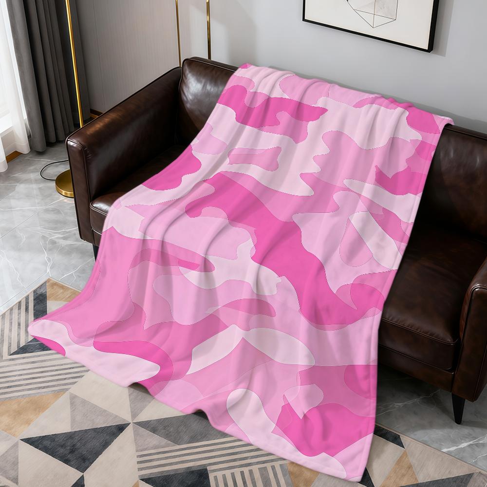 Fashion Retro Colorful Camouflage Art Flannel Soft Warm Plush Blanket Sofa Living Room Pet Hogar Bedroom Gift Home Car Portable