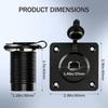 RJ45 Passthrough Wall Socket Compatible with Starlink Gen 3,CAT6 Ethernet | Aluminum Female to Female IP68 Waterproof Wall Pass Through Kit.For RV,