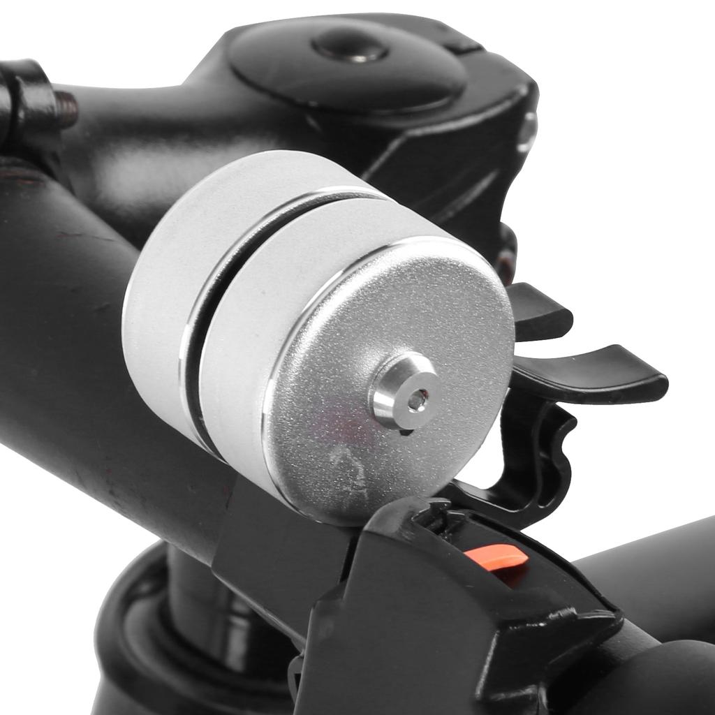 Велосипедный звонок 120 дБ с двойным щелчком, звонок на руль велосипеда, сигнализация, запчасти для велосипеда для безопасности на открытом воздухе, серебристый