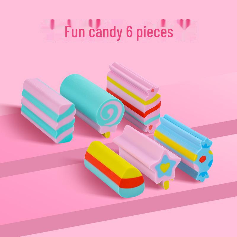 Children's Cute Animal Shaped Cartoon Erasers for School and Art