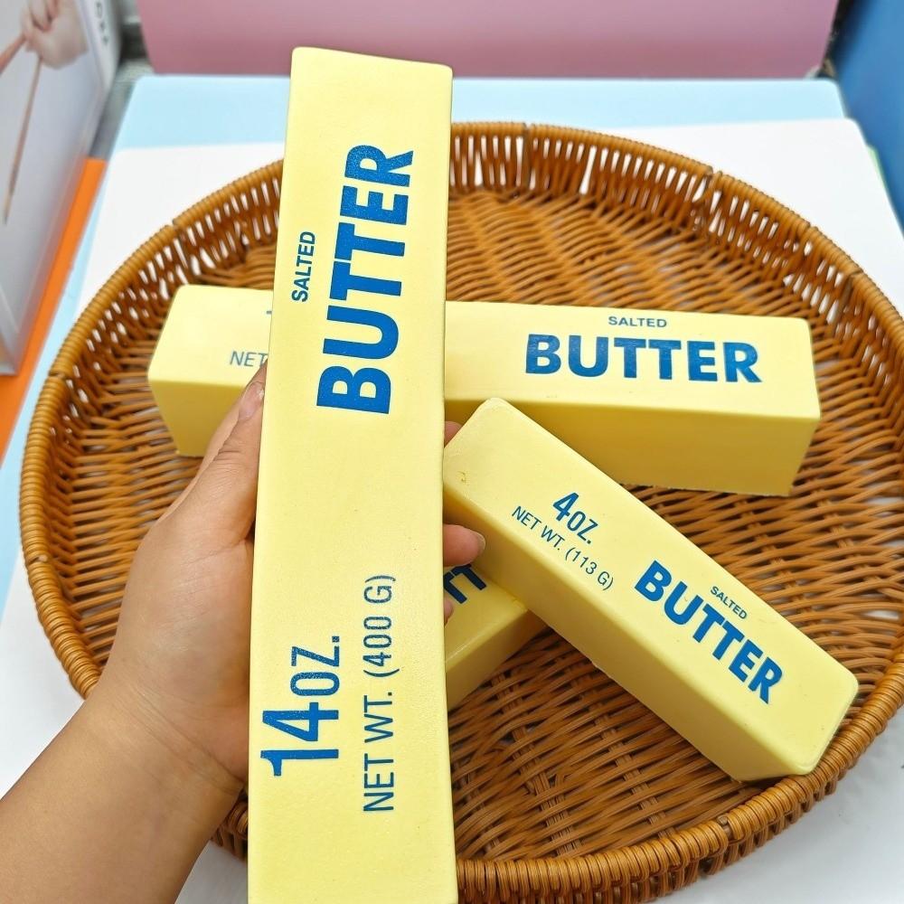 Cheese Butter Stick Squeeze Toy Slow Rising Simulation Food Fidget Toy Pinch Toy Gift