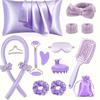 No Heat Hair Curlers Set Sleep Curling Rods Silk Pillowcase Hair Ties Sleep Cap Heatless Curlers for Lazy Hair Styling